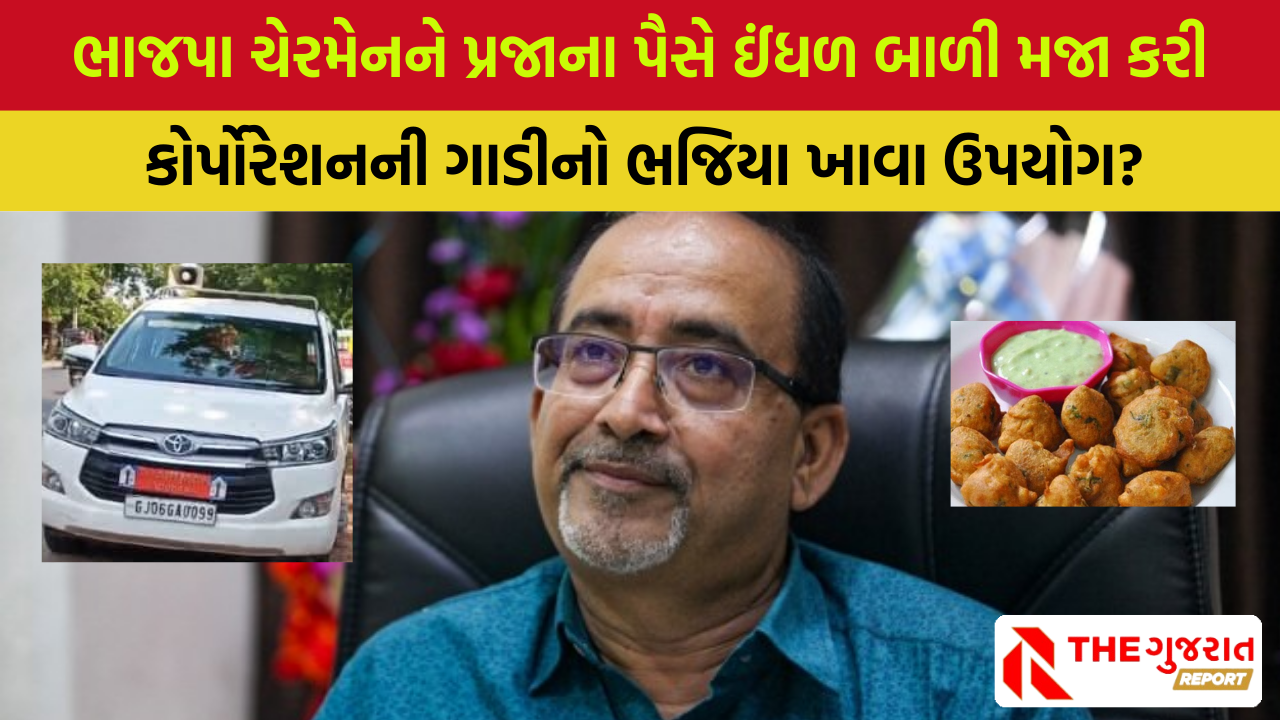 વડોદરાથી આંકલાવ મહિલા સાથે ભજીયા ખાવા કોર્પોરેશનની ગાડીનો ઉપયોગ Sheetal Mistry એ કર્યો?