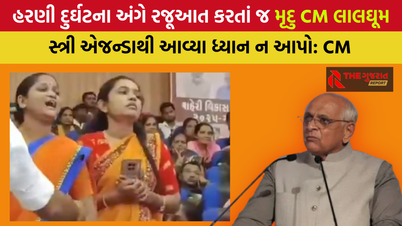 Vadodara CM ભૂપેન્દ્ર પટેલે કાર્યક્રમમાંથી બે મહિલાઓને બળજબરીથી બહાર કાઢી મૂકાવી, શું છે મામલો?