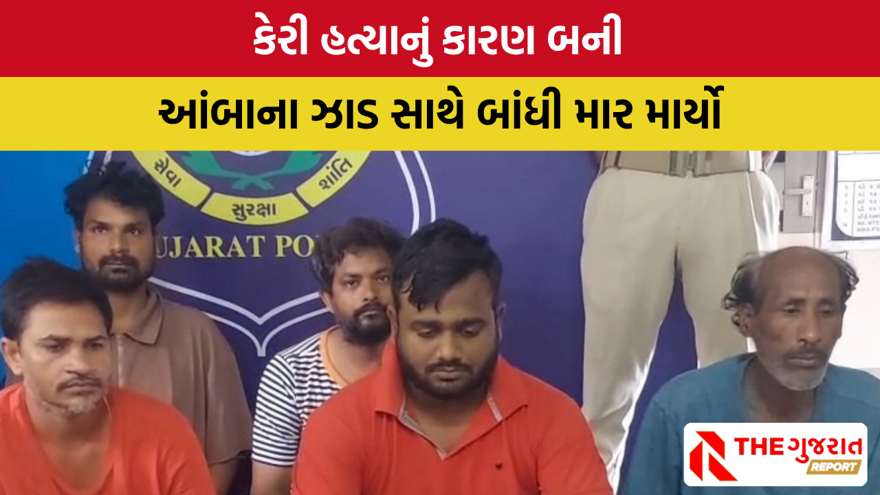 Bardoli: કેરી ચોરીની શંકા રાખી મજૂરની હત્યા, બારોબાર વેચી મારવાનો આરોપ, 5ની ધરપકડ