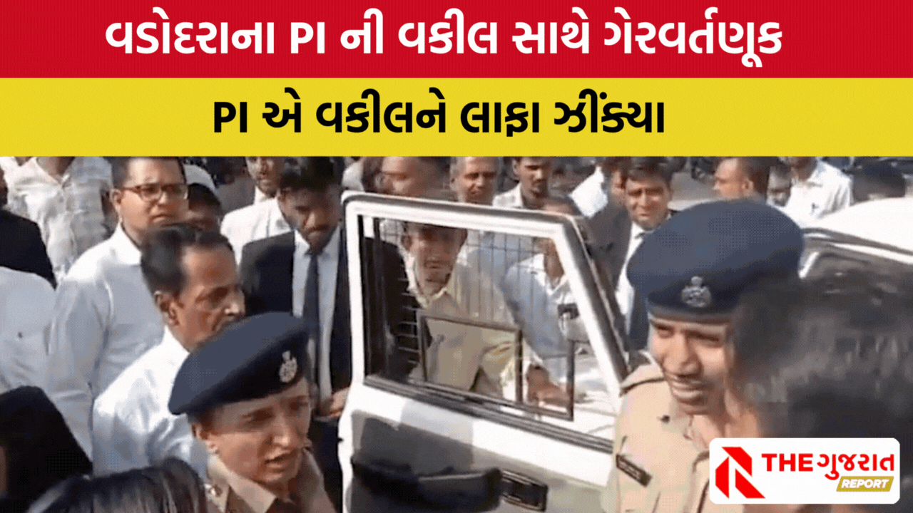 Vadodara: વકીલને લાફા મારવા મહિલા PI ને ભારે પડ્યું,  PI અને કોન્સ્ટેબલની બદલી