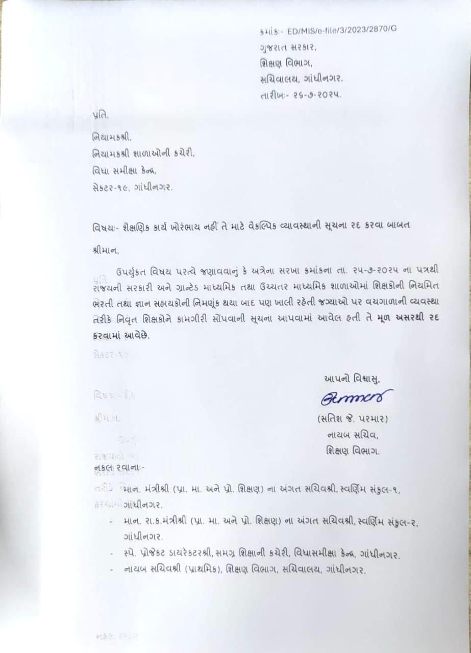 Gujarat teachers Recruitment