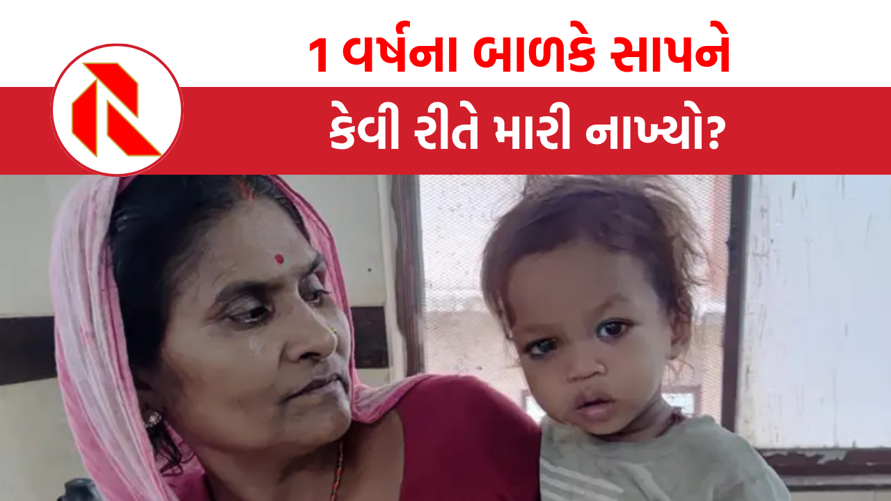 Bihar: 1 વર્ષના બાળકે બચકું ભરતાં કોબ્રા સાપે જીવ ગુમાવ્યો, જુઓ પછી બાળકનું શું થયુ?