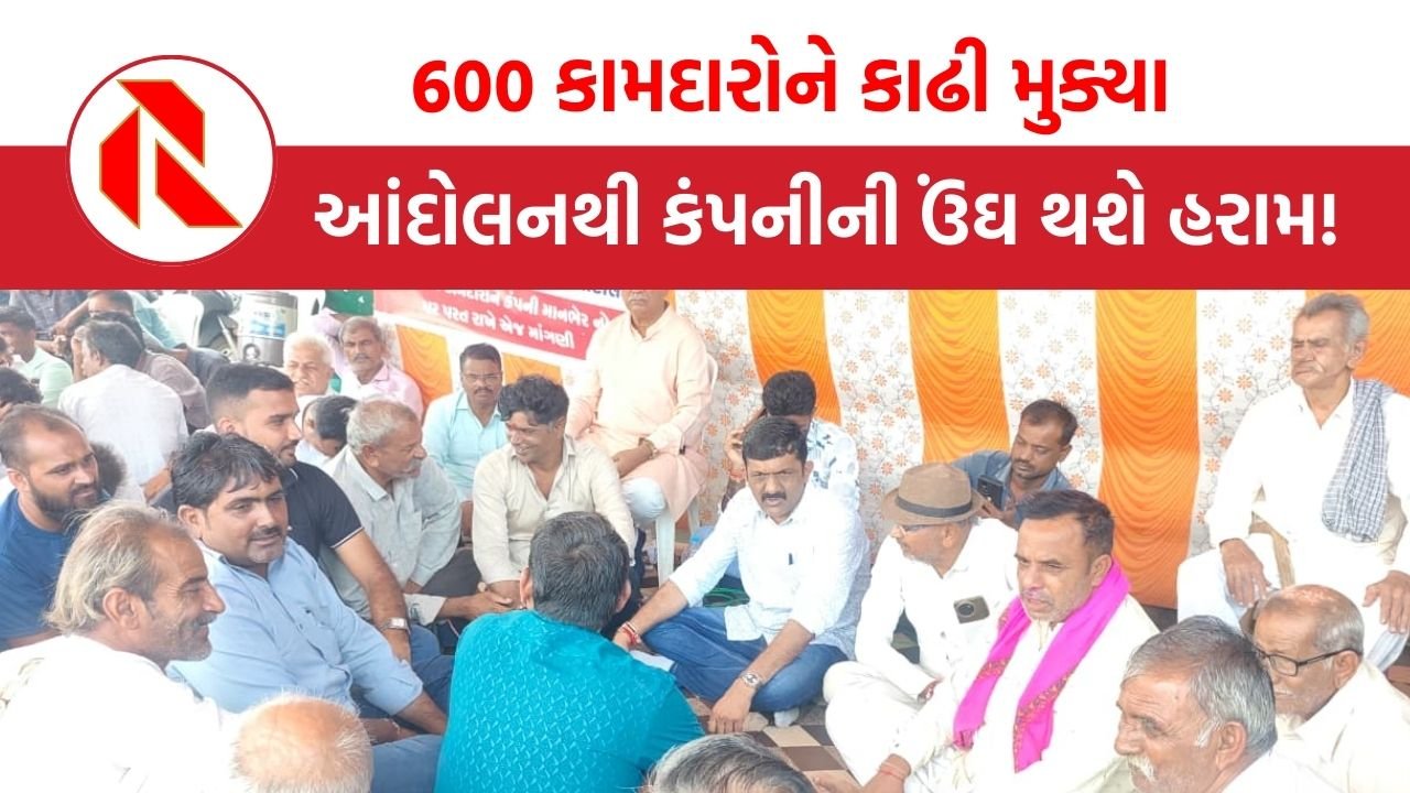 Release 600 Workers in Gandhidham: કંપનીએ 600 કામદારોને તગેડી મૂક્યા, અચોક્કસ મુદત સુધી ઉપવાસ આંદોલનનું એલાન
