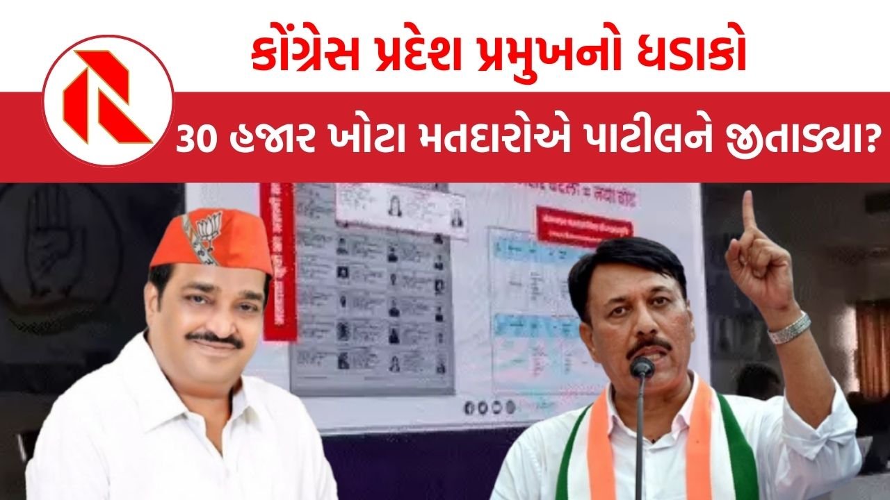 vote chori in Gujarat: ગુજરાતમાં 62 લાખની વોટ ચોરી,  કોંગ્રેસ પ્રદેશ પ્રમુખનો ધડાકો