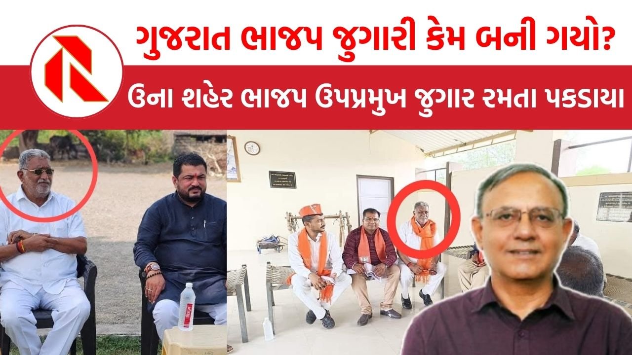  BJP Gujarat: ગુજરાત ભાજપ જુગારી કેમ બની ગયો? ઉના શહેર ભાજપ ઉપપ્રમુખ જુગાર રમતા પકડાયા