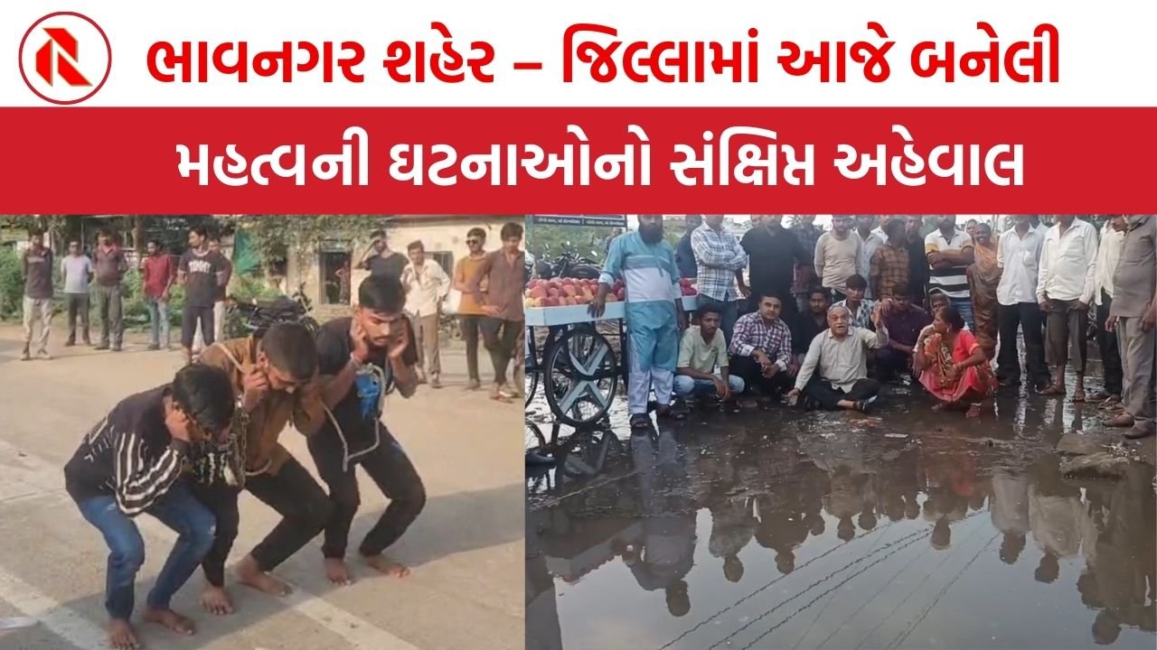 Bhavnagar News | મહિલાના ઓનલાઇન 15 લાખ પડાવનાર ઝડપાયો | બિસ્માર માર્ગોથી રાહદારીઓ હેરાન પરેશાન