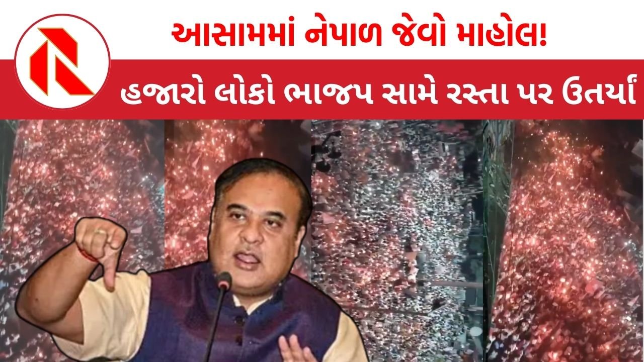 Assam: આસામમાં ભાજપ સરકાર સામે વિરોધ, મોટી સંખ્યામાં રસ્તા પર ઉતરી આવ્યા