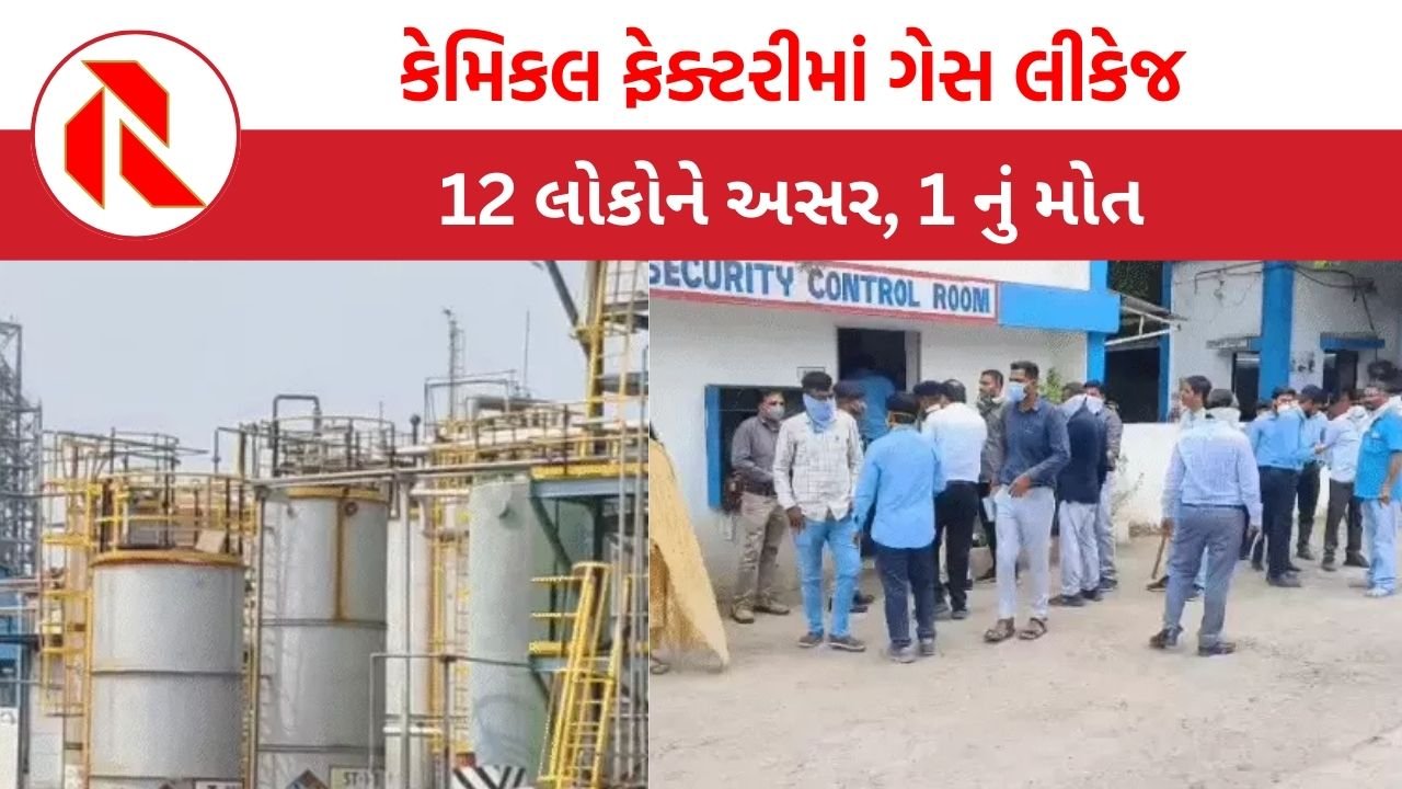 Panchmahal: કેમિકલ ફેક્ટરીમાં ઝેરી ગેસ લીકેજ, 12 લોકોને અસર, 1નું મોત