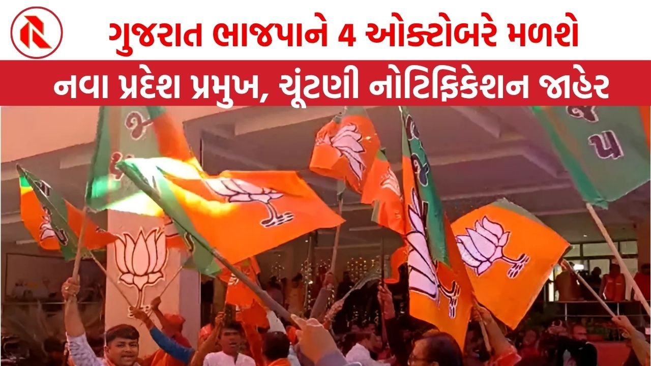 ગુજરાતમાં ભાજપના પ્રદેશ પ્રમુખની ચૂંટણીનું નોટિફિકેશન જાહેર! કોણ બનશે પ્રદેશ પ્રમુખ?