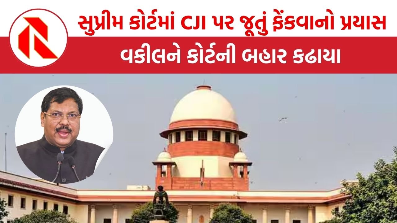 ‘સનાતન ધર્મનું અપમાન સહન નહીં કરું’,  સુપ્રીમ કોર્ટમાં વકીલે CJI પર જૂતું ફેંકવાનો પ્રયાસ કર્યો | CJI B.R. Gavai | Supreme Court