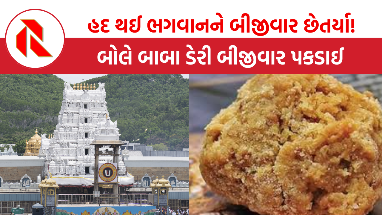 Tirupati Temple: હદ થઈ ડેરીએ ભગવાનને બીજીવાર છેતર્યા!, તિરૂપતિ મંદિરમાં 5 વર્ષથી ભગવાનને નકલી પ્રસાદ ધરાવતો, CBIનો ખૂલાસો