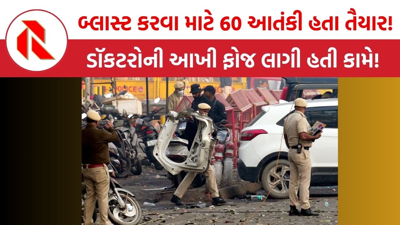 Delhi car blast: મેવાતમાં 32 કાર બોમ્બ બ્લાસ્ટ કરવા માટે 60 આતંકી તૈયાર હતા! એક પોસ્ટરે ખોલી નાખી પોલ!ડૉકટરોની આખી ફોજ કામે લાગી હતી!