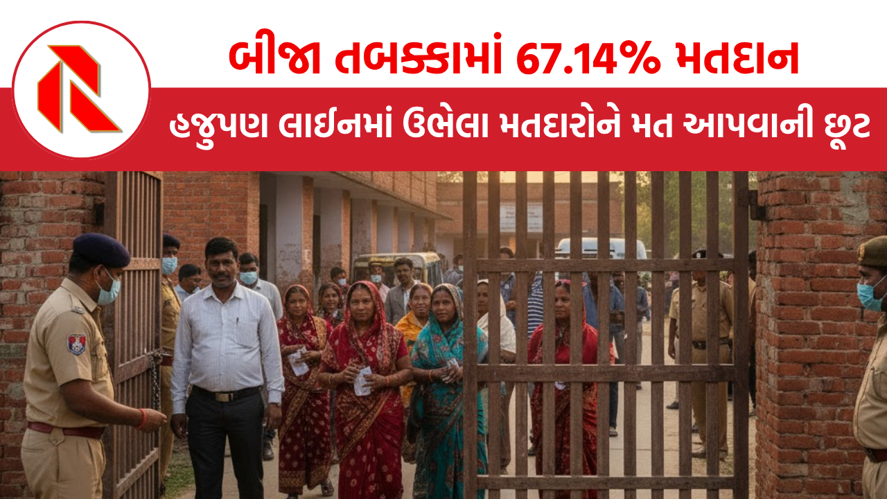 Bihar Election: બીજા તબક્કામાં 5 વાગ્યા સુધીમાં બમ્પર 67.14% મતદાન