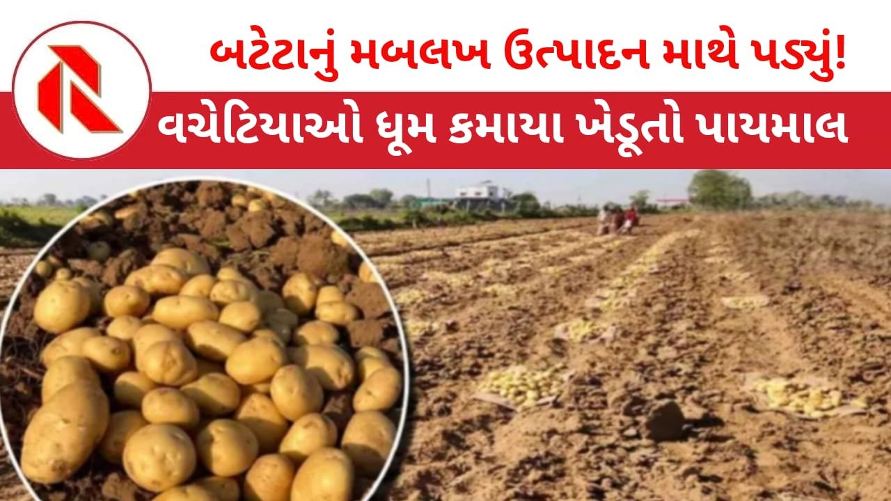 Loss to farmers: ખેડૂતોને લૂંટવા નીકળી પડ્યા વચેટિયા! 3 રૂપિયે કિલો બટેટા ખરીદી ₹22માં કિલો વેચી રહયા છે!! આ ઉઘાડી લૂંટ માટે કોઈ કાયદો બનશે ખરો?