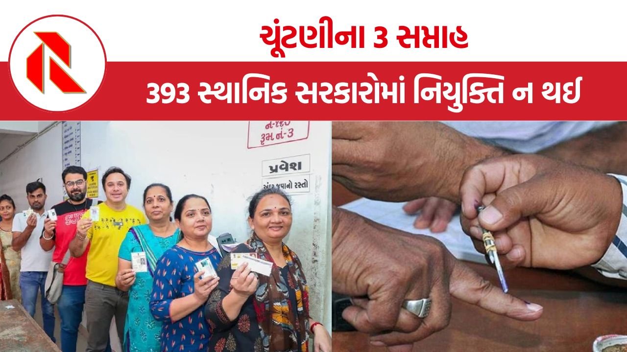 Gujarat Local Body Elections Appointments: ચૂંટણીના 3 સપ્તાહ – 393 સ્થાનિક સરકારોમાં નિયુક્તિ ન થઈ