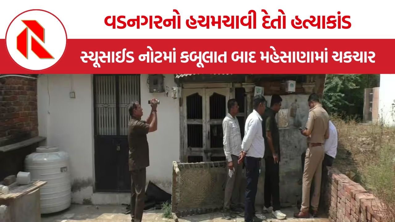 Vadnagar Suicide And Murder Case: વડનગરનો હચમચાવી દેતો હત્યાકાંડ, પત્ની-પુત્રીને ઘરમાં દાટી પતિનો હોસ્પિટલના ચોથા માળેથી આપઘાત
