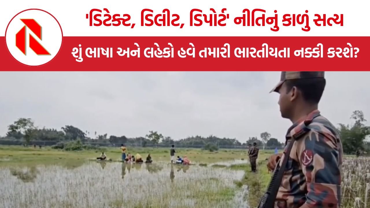 Border Pushback: ‘ડિટેક્ટ, ડિલીટ, ડિપોર્ટ’ નીતિનું કાળું સત્ય, શું ભાષા અને લહેકો હવે તમારી ભારતીયતા નક્કી કરશે?