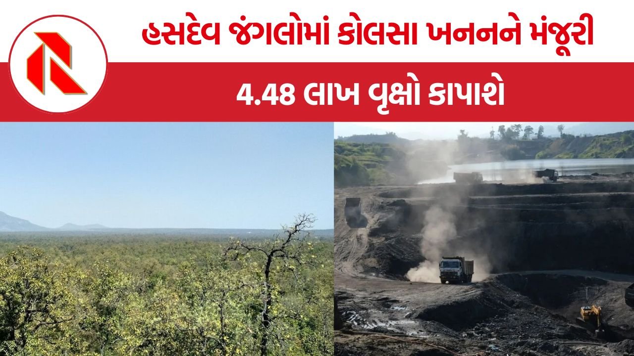 Hasdeo Forests Coal Mining: છત્તીસગઢના હસદેવ અરણ્યમાં વધુ એક કોલસા ખનન પરિયોજનાને મંજૂરી, 4.48 લાખ વૃક્ષો કાપાશે