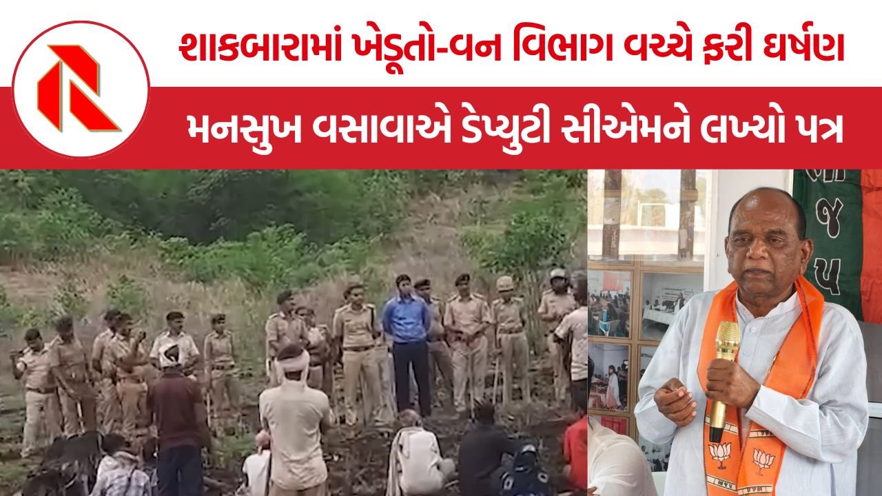 Shakkarbara tribal farmers protest: શાકબારામાં આદિવાસીઓ અને વન વિભાગ વચ્ચે કેમ વધી રહ્યું છે ઘર્ષણ?