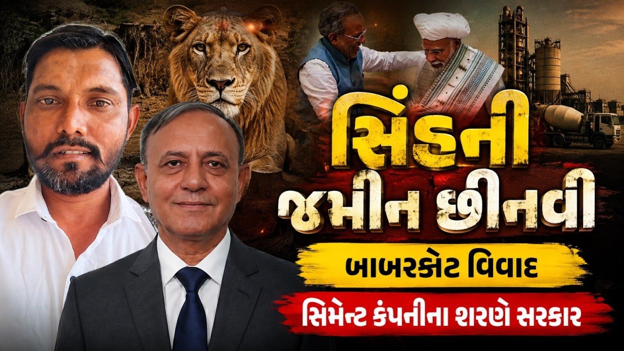 Babarkot Mining Controversy: સિંહની જમીન છીનવી, બાબરકોટ વિવાદ, સિમેન્ટ કંપનીના શરણે સરકાર