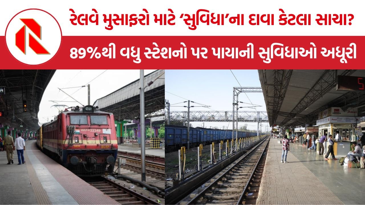 CAG Railway Report: ‘વિકાસ’ના દાવા વચ્ચે રેલવે સ્ટેશનોની આ હાલત? 89% થી વધુ સ્ટેશનો પર પાયાની સુવિધાઓ અધૂરી
