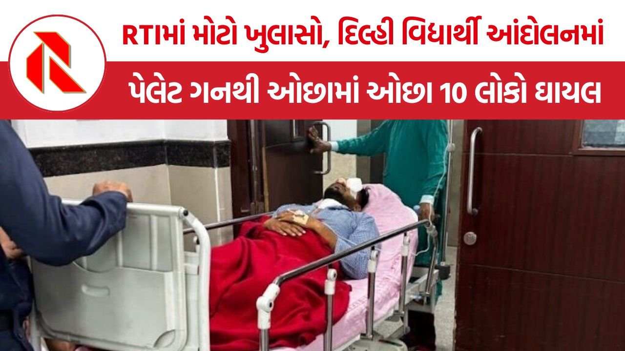 Delhi Student Protest RTI: RTIમાં મોટો ખુલાસો, દિલ્હી વિદ્યાર્થી આંદોલનમાં પેલેટ ગનથી ઓછામાં ઓછા 10 લોકો ઘાયલ