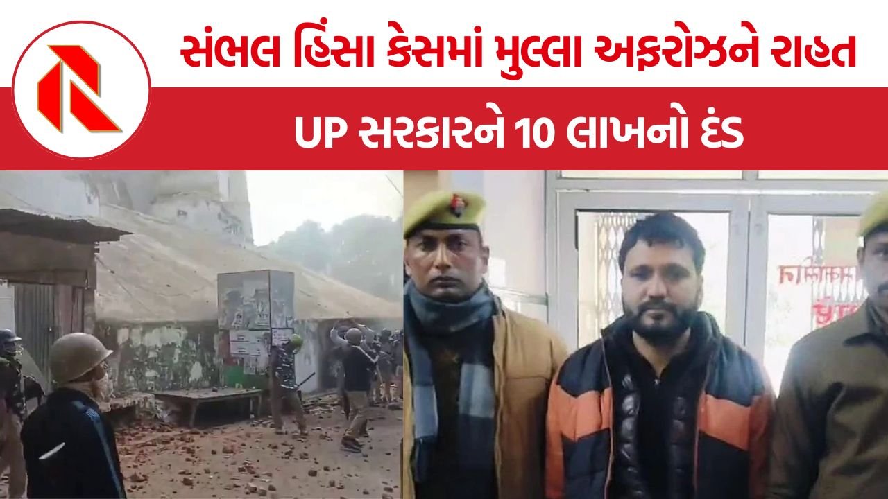 Sambhal Violence Case: સંભલ હિંસા કેસમાં મુલ્લા અફરોઝની રાસુકા હેઠળની અટકાયત રદ, UP સરકારને 10 લાખનો દંડ