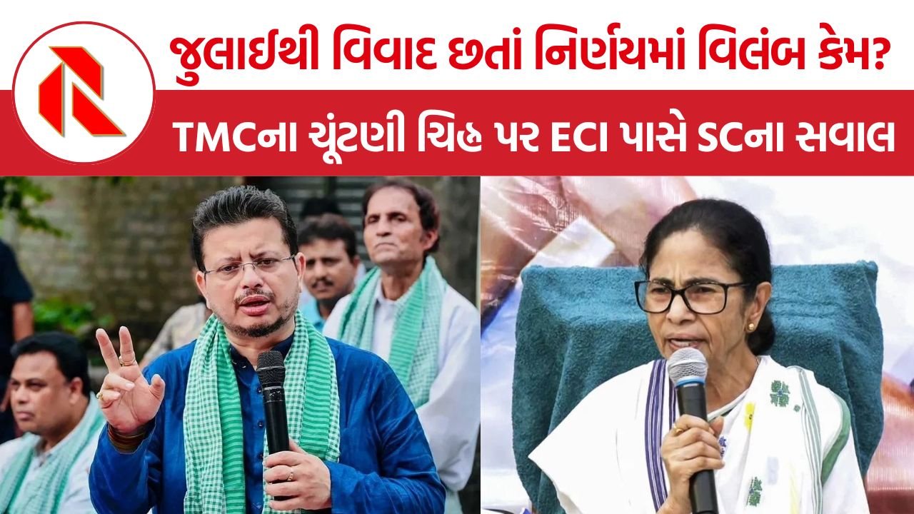 TMC Election Symbol Dispute: TMCના નામ-ચિહ્ન વિવાદમાં ECIને SCની ટકોર, ‘શિવસેના કેસમાં વિલંબનું પરિણામ જોઈ ચૂક્યા છીએ’