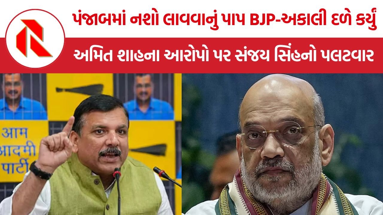 Sanjay Singh Attacks BJP: પંજાબમાં નશાના મુદ્દે BJP-અકાલી દળ પર સંજય સિંહનો પ્રહાર, મુન્દ્રા પોર્ટ પર ₹21,000 કરોડની હેરોઇન જપ્તીનો કર્યો ઉલ્લેખ